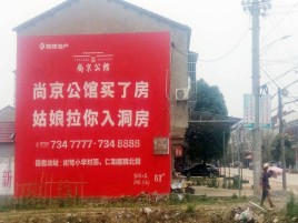 泰和县墙体广告在乡镇、农村市场的媒体优势
