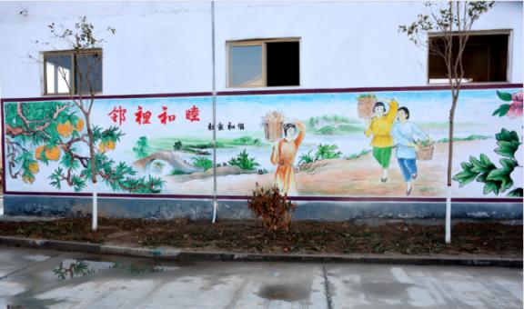 泰和县乡镇文化墙 乡风文明焕发新活力